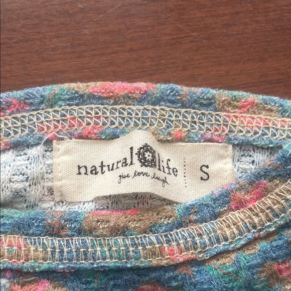 NATURAL LIFE Floral Camisole Set - Pink and Blue - Picture 2 of 3